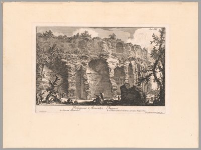 I resti del Mausoleo di Augusto, tavola XXI da Il Campo Marzio di Roma Antica da Giovanni Battista Piranesi