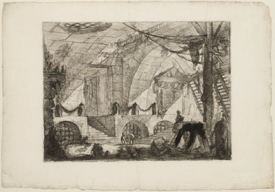 Il Cavalletto, tavola 12 da Prigioni Immaginarie da Giovanni Battista Piranesi