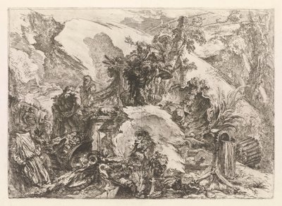 Gli Scheletri, da Grotteschi da Giovanni Battista Piranesi