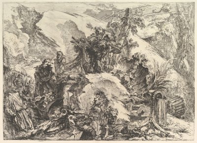 Gli scheletri, da Grotteschi, ca. 1748 da Giovanni Battista Piranesi