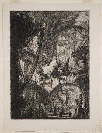 Il fuoco fumante da Giovanni Battista Piranesi
