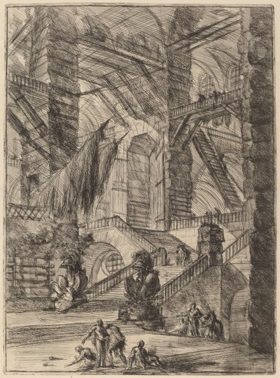 La scala con trofei da Giovanni Battista Piranesi