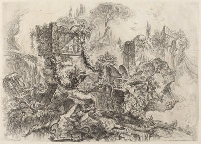 La tomba di Nerone da Giovanni Battista Piranesi