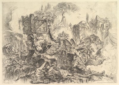 La tomba di Nerone, dai Grotteschi da Giovanni Battista Piranesi