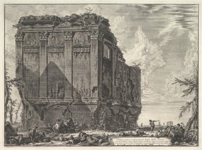 Il cosiddetto Tempio di Salus, sulla strada per Albano da Giovanni Battista Piranesi