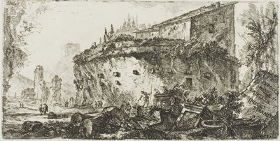 Tomba degli Scipioni, tavola 18 da Alcune vedute di archi trionfali e altri archi da Giovanni Battista Piranesi
