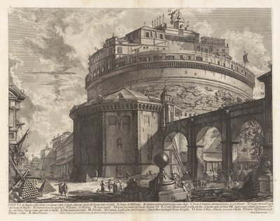 Veduta del Mausoleo d da Giovanni Battista Piranesi