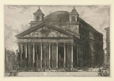 Veduta del Pantheon da Giovanni Battista Piranesi