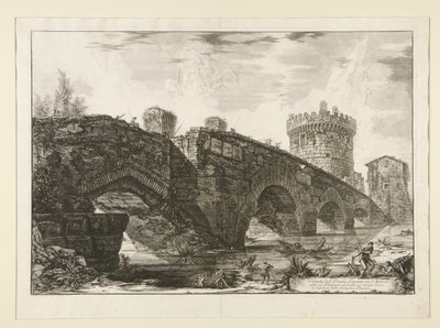 Veduta del Ponte Lugano da Giovanni Battista Piranesi