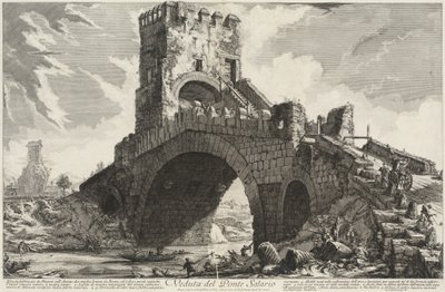 Veduta del Ponte Salario da Giovanni Battista Piranesi