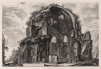 Veduta del Tempio ottagonale di Minerva Medica, da Vedute di Roma da Giovanni Battista Piranesi