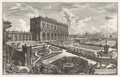 Veduta della Villa dell da Giovanni Battista Piranesi