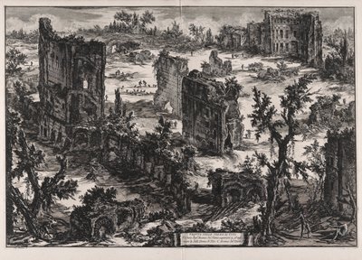 Veduta delle Terme di Tito, da Vedute di Roma da Giovanni Battista Piranesi