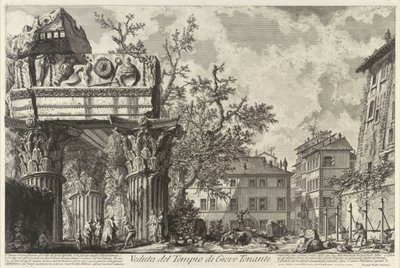 Veduta con il Tempio di Giove da Giovanni Battista Piranesi
