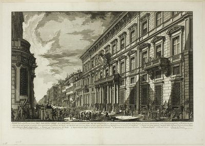 Veduta lungo Via del Corso del Palazzo dell