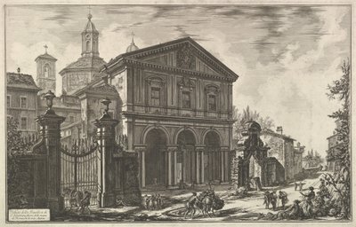 Veduta della Basilica di San Sebastiano fuori le mura da Giovanni Battista Piranesi