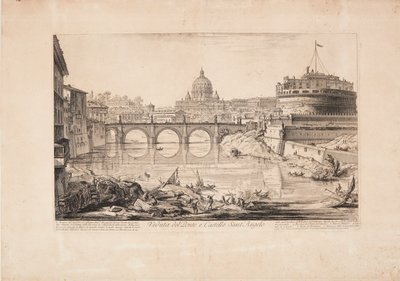 Veduta del ponte e di Castel Sant