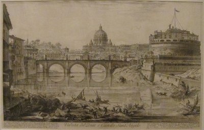 Veduta del Ponte e di Castel Sant