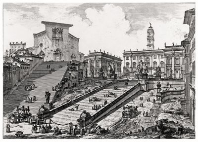 Veduta del Campidoglio, dalla serie 