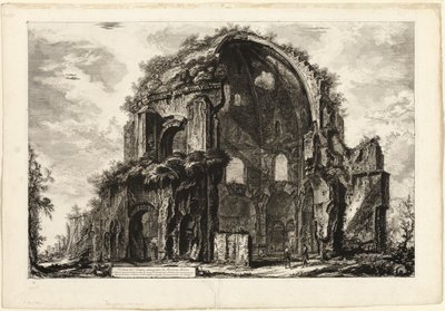 Veduta del Tempio Ottagonale di Minerva Medica, da Vedute di Roma da Giovanni Battista Piranesi