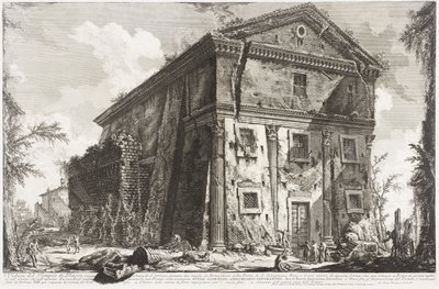 Veduta del Tempio di Bacco, 1760-78 da Giovanni Battista Piranesi