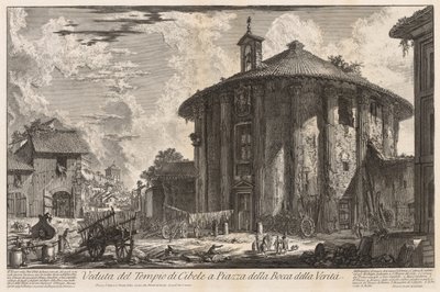 Vedute di Roma: Tempio di Cibele da Giovanni Battista Piranesi