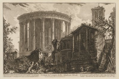 Vedute di Roma: Tempio della Sibilla a Tivoli da Giovanni Battista Piranesi