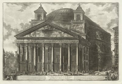 Vedute di Roma: Il Pantheon da Giovanni Battista Piranesi