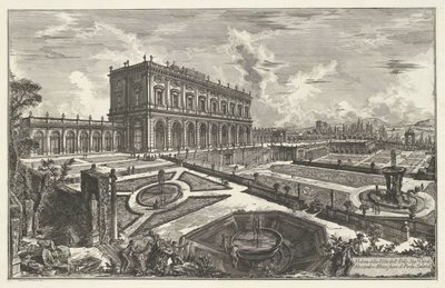 Villa Albani a Roma da Giovanni Battista Piranesi