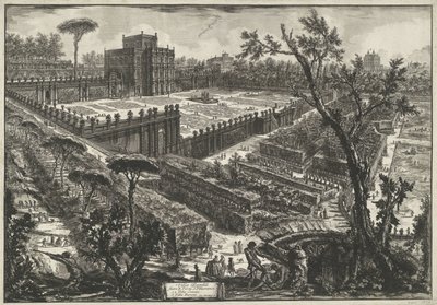 Villa Doria Pamphili a Roma da Giovanni Battista Piranesi