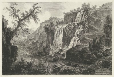Cascate a Tivoli da Giovanni Battista Piranesi