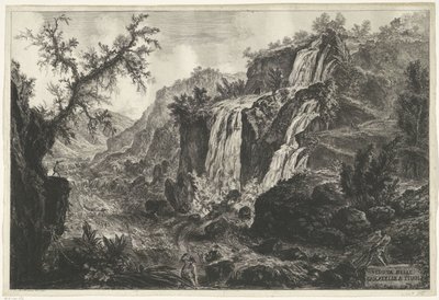 Cascate a Tivoli da Giovanni Battista Piranesi