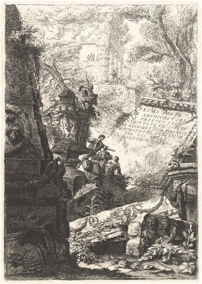 Prima Parte; Grotteschi; Carceri; Alcune Vedute...; Trofei di Ottaviano Augusto da Giovanni Battista Piranesi and Francesco Piranesi