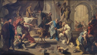 Annibale giura eterna inimicizia ai Romani, c.1723 da Giovanni Battista Pittoni