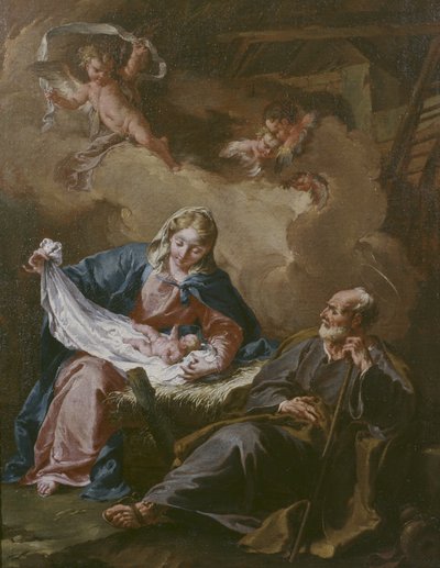 Sacra Famiglia da Giovanni Battista Pittoni