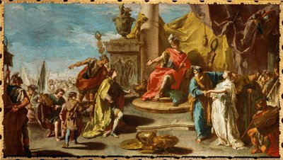 La continenza di Scipione - La continenza di Scipione ... da Giovanni Battista Pittoni