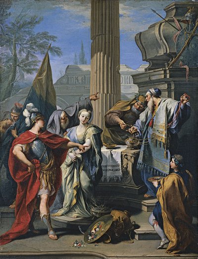 Il sacrificio di Polissena da Giovanni Battista Pittoni