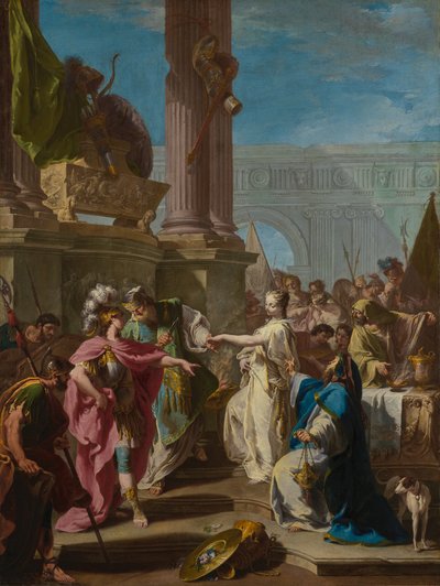 Il sacrificio di Polissena da Giovanni Battista Pittoni