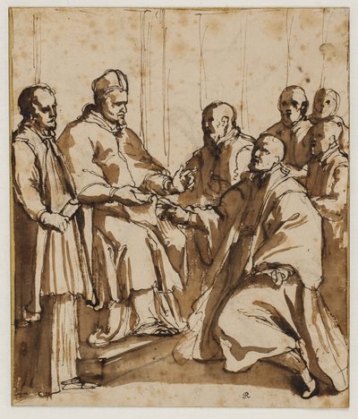 Papa Paolo V emette la bolla "Universi agri domini" del 1612 da Giovanni Battista Ricci