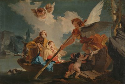 Fuga in Egitto da Giovanni Battista Tiepolo (follower of)