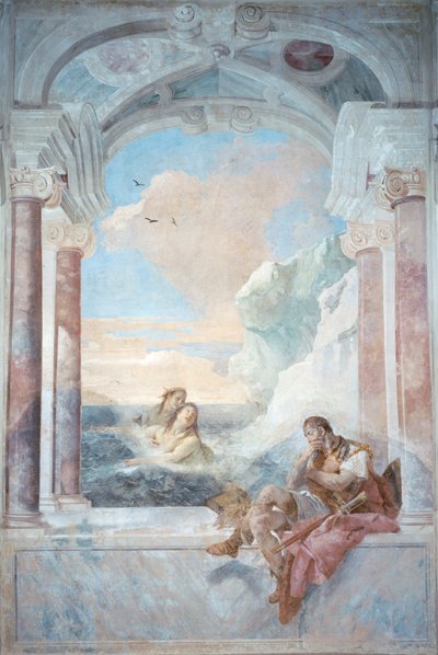 Achille consolato da sua madre, Teti, da 