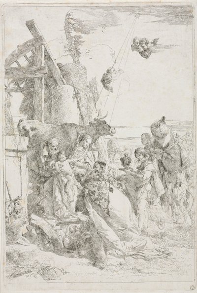 Adorazione dei Magi, ca. 1740 da Giovanni Battista Tiepolo