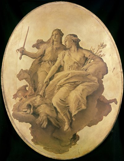 Allegoria della Pace e della Giustizia da Giovanni Battista Tiepolo