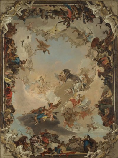 Allegoria dei pianeti e dei continenti da Giovanni Battista Tiepolo