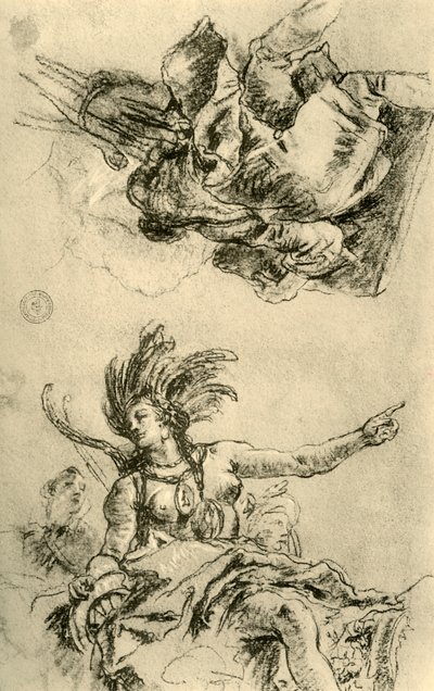 America, 1753, 1928 da Giovanni Battista Tiepolo