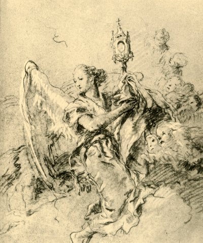 Angelo con ostensorio, 1767-1769, 1928 da Giovanni Battista Tiepolo