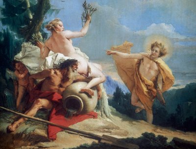 Apollo che insegue Dafne, c1755-1760 da Giovanni Battista Tiepolo