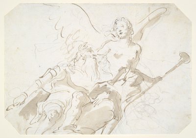 Apoteosi di un vecchio guerriero, per un soffitto nel Ca da Giovanni Battista Tiepolo