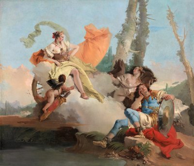 Armida Incontra il Rinaldo Addormentato, 1742-45 da Giovanni Battista Tiepolo