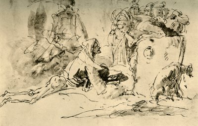 Capriccio, c. 1740s, 1928 da Giovanni Battista Tiepolo
